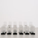 Glasses from the Light & Music Monet collection by Luigi Bormiolo