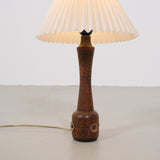 Vintage wooden table lamp