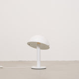 Metal mushroom table lamp