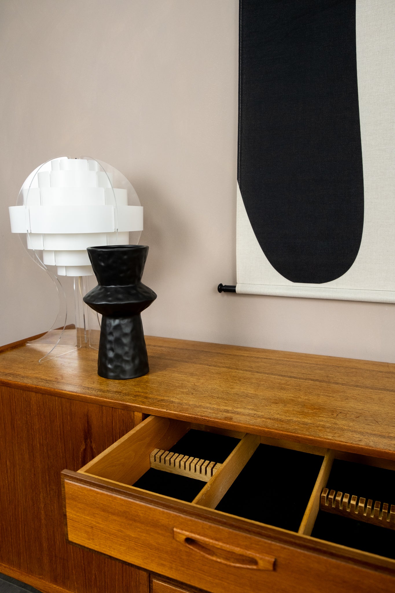 Vintage Dressoir O.M.F. teakhouten