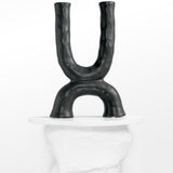 Large organic candle holder