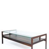 Organische Salontafel Deens Palissander