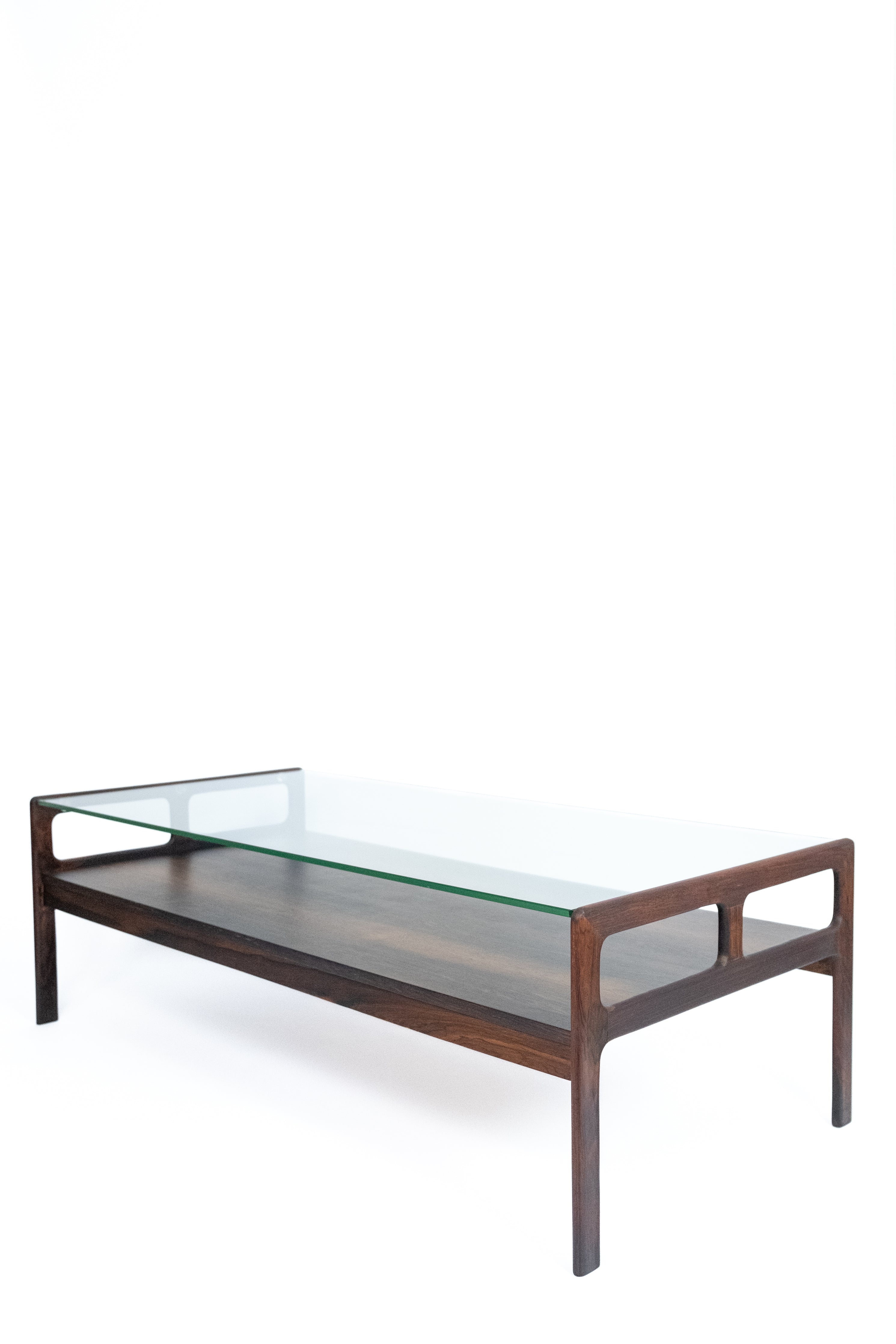 Organische Salontafel Deens Palissander