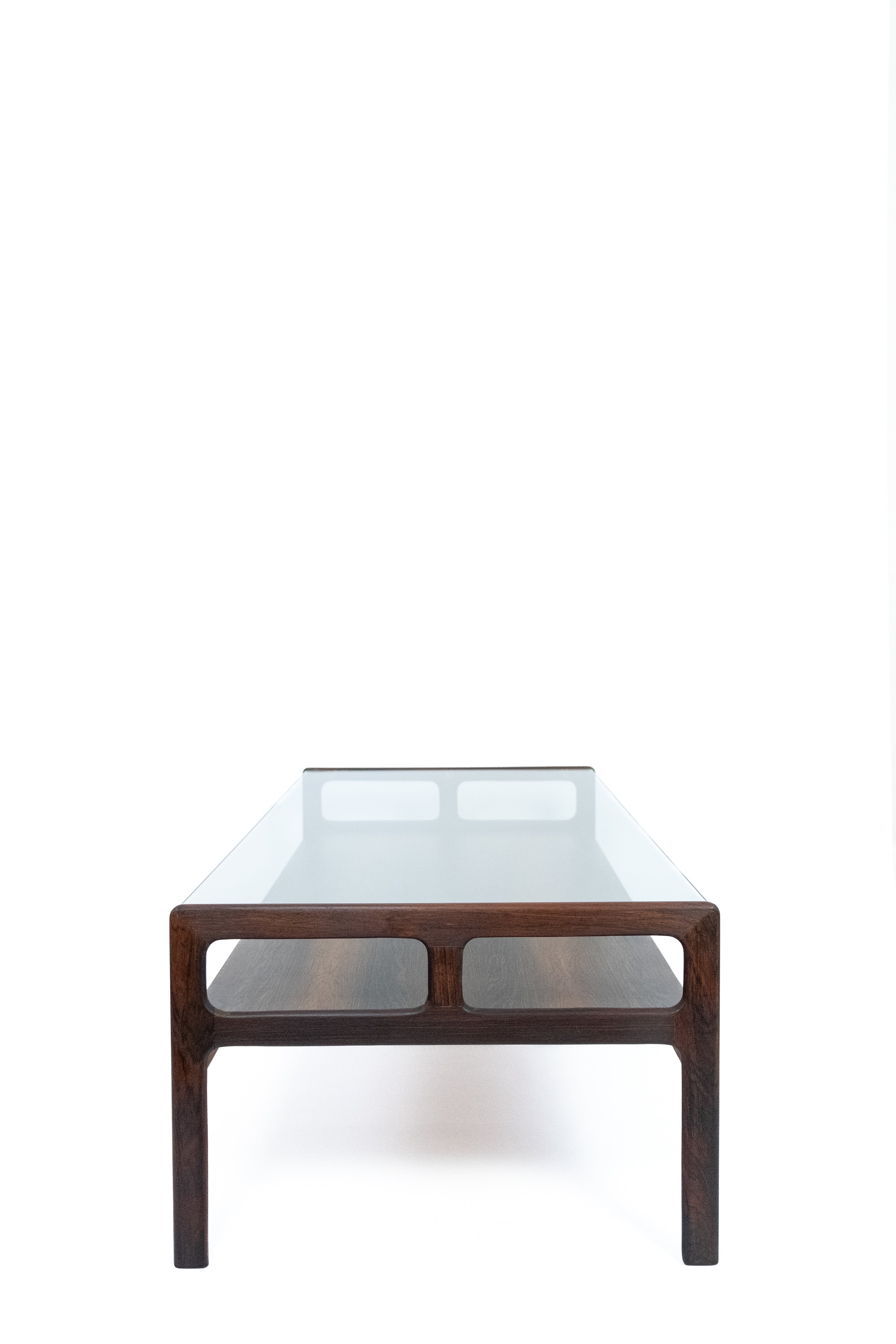 Organische Salontafel Deens Palissander