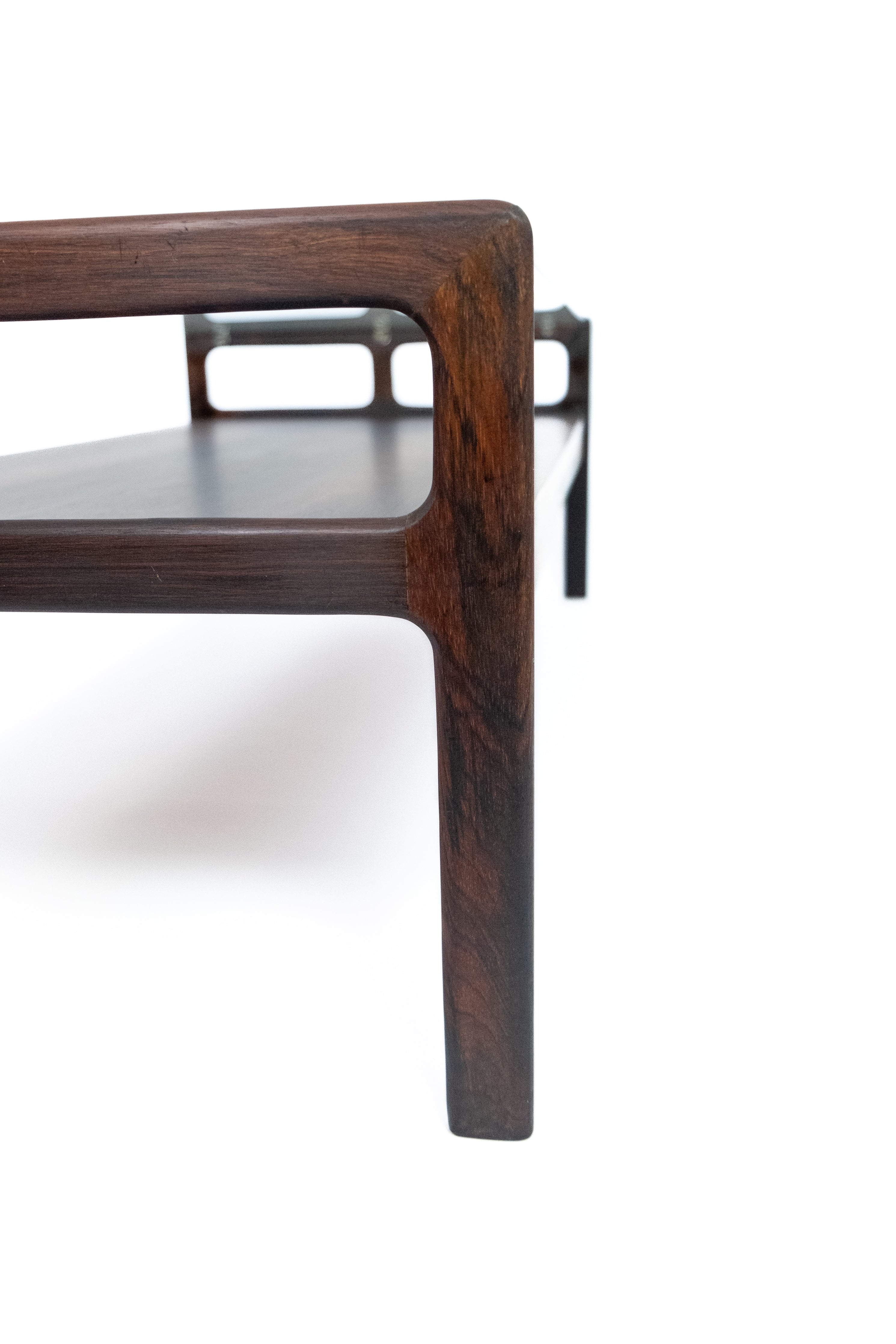 Organische Salontafel Deens Palissander
