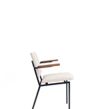 Chairs with metal frames set